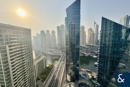 2 Bedroom Flat for Rent in Dubai Marina, Dubai - Marina Views | Corner Unit | Unfurnished