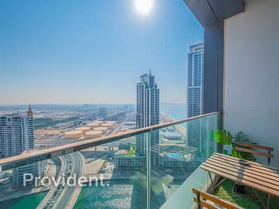 1 Bedroom Flat for Sale in Jumeirah Beach Residence (JBR), Dubai - Top Tower in Dubai | High Floor | Private Beach