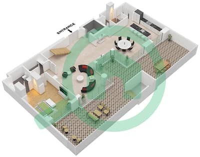 City Walk Crestlane 3 Building A - 4 Bedroom Apartment Type A Floor plan