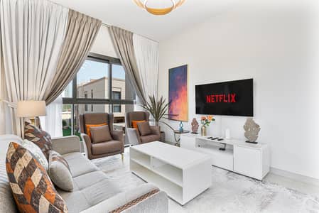 فلیٹ 3 غرف نوم للايجار في قرية جميرا الدائرية، دبي - Living Room (1). jpeg