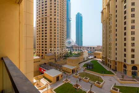 1 Bedroom Flat for Sale in Jumeirah Beach Residence (JBR), Dubai - Plaza and Sea View I 2 Balconies I Notice Served