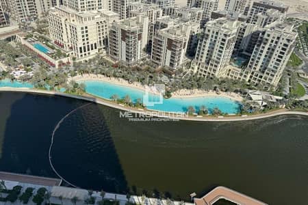 2 Bedroom Flat for Rent in Dubai Creek Harbour, Dubai - Canal and Beach View | High Floor | Prime Location