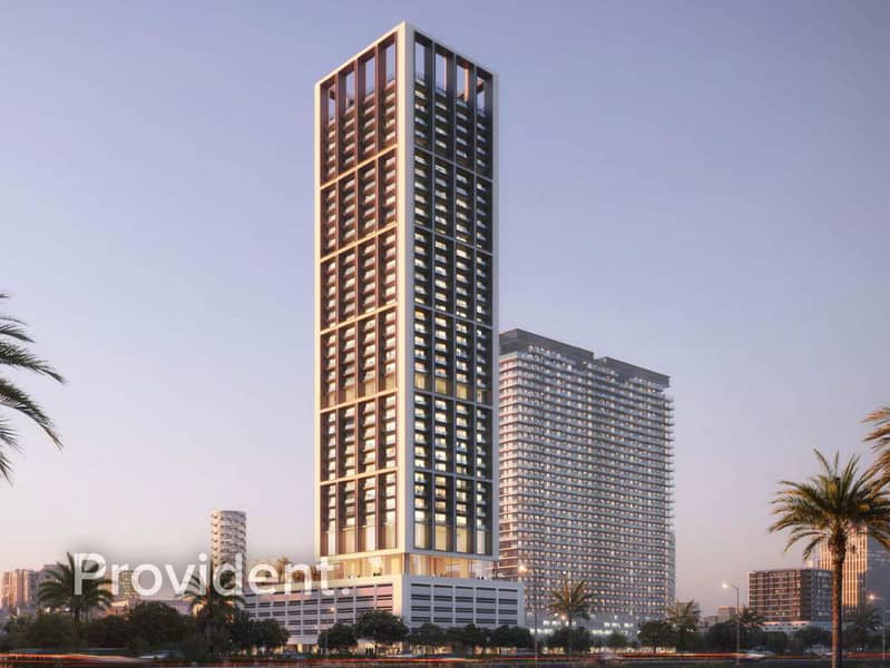 位于朱美拉环形村(JVC)，JVC第10区，Binghatti Apex 的公寓 875000 AED - 12759977