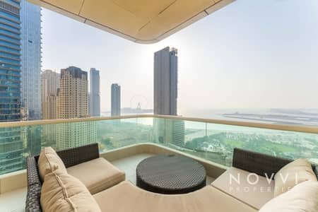 迪拜码头， 迪拜 2 卧室公寓待租 - 位于迪拜码头，皇家海洋塔楼 2 卧室的公寓 180000 AED - 12763400