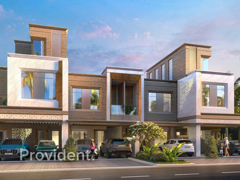 位于大马士革湖住宅，蒙特卡洛别墅 4 卧室的联排别墅 2500000 AED - 12764050