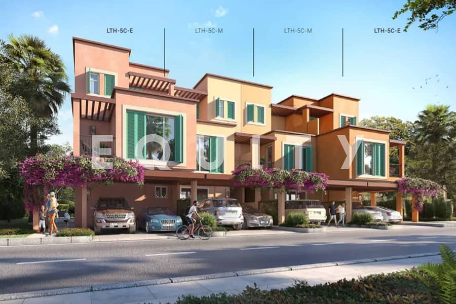 位于大马士革湖住宅，尼斯别墅 5 卧室的别墅 3700000 AED - 12764443