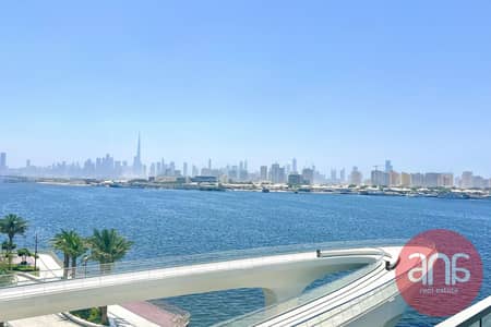 2 Bedroom Flat for Rent in Dubai Creek Harbour, Dubai - Sea and Burj View | Furnished | Vacant Soon