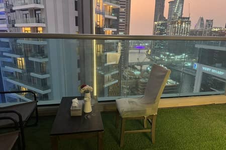 Studio for Rent in Business Bay, Dubai - Canal View| Fully Furnished| Vacant|Big Balcony