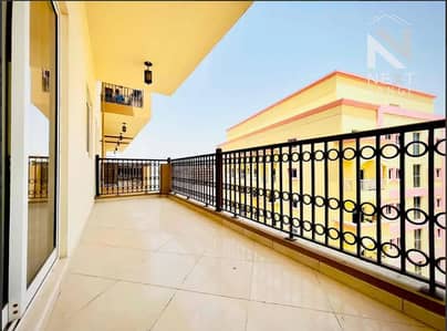 1 Bedroom Flat for Rent in International City, Dubai - balcony. png