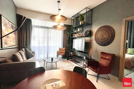 1 Bedroom Apartment for Rent in Jumeirah Village Circle (JVC), Dubai - Luxury Furnished | Fully Equipped | Large Terrace
