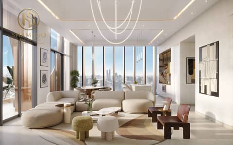 迪拜市中心， 迪拜 3 卧室单位待售 - Living Room - 03. JPG