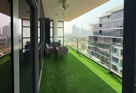 2 Bedroom Apartment for Rent in DAMAC Hills, Dubai - Golf View | Panoramic View | Furnished