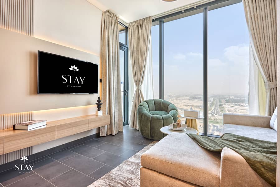 STAY BY LATINEM Luxury 1BR Holiday Home Near Burj Khalifa - Image 1