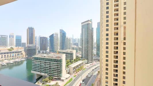 1 Bedroom Flat for Rent in Jumeirah Beach Residence (JBR), Dubai - Marina view/ Sea View /1BR in Bahar 6,/6 cheques