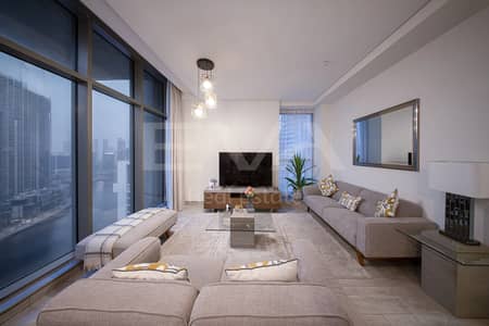 3 Bedroom Flat for Sale in Business Bay, Dubai - Burj and Downtown View | Penthouse Floor | Vacant