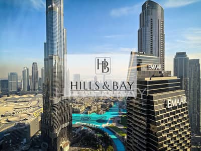 3 Bedroom Flat for Rent in Downtown Dubai, Dubai - 3BR+MAID| HUGE LAYOUT| BURJ KHALIFA VIEW