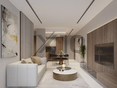 朱美拉环形村(JVC)， 迪拜 1 卧室单位待售 - JVC 2 living room. jpg