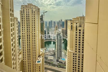 1 Bedroom Apartment for Sale in Jumeirah Beach Residence (JBR), Dubai - Marina View | High Floor | Balcony | Vacant
