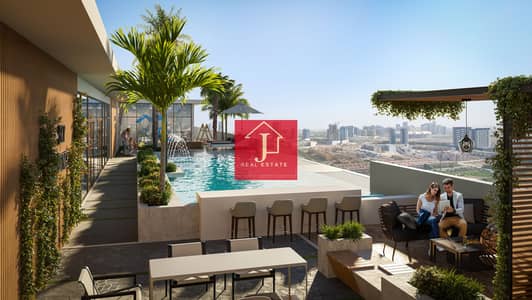 阿尔扬街区， 迪拜 1 卧室公寓待售 - Rooftop Infinity Pool. jpeg
