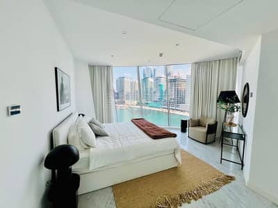 2 Bedroom Apartment for Rent in Business Bay, Dubai - Burj-Facing | High Floor | Fully Furnished
