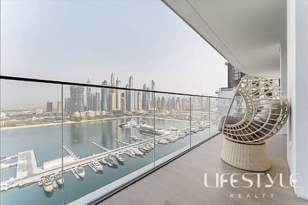 فلیٹ 3 غرف نوم للايجار في دبي هاربور‬، دبي - EMAAR BEACHFRONT_T2 3BRM APT 2602-9. JPG