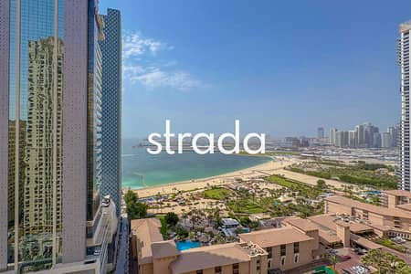 2 Bedroom Flat for Rent in Jumeirah Beach Residence (JBR), Dubai - Palm View | Huge Layout | Unfurnished