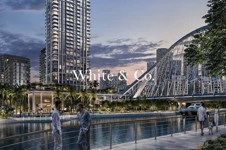 2 Bedroom Flat for Sale in Dubai Creek Harbour, Dubai - Corner Unit | Panoramic Views of Creek Tower & Canal | 2BR in Arlo Tower