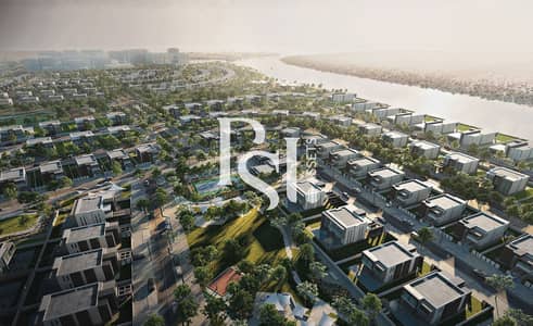 Plot for Sale in Yas Island, Abu Dhabi - lea-plots-of-land-aerial-view (2). jpg