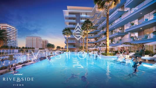 迪拜投资园区（DIP）， 迪拜 1 卧室单位待售 - DAMAC RIVERSIDE VIEWS - Render 01. jpg