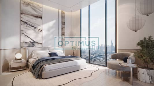 Studio for Sale in Jumeirah Village Triangle (JVT), Dubai - JVT-PENTHOUSE- MAIN MASTER BEDROOM 1-adjusted. jpg