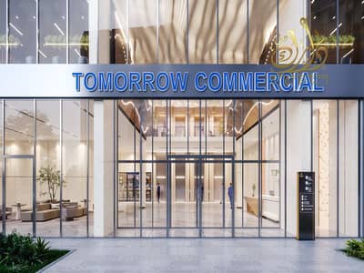 Office for Sale in International City, Dubai - Main entrance of the commercial tower. jpg