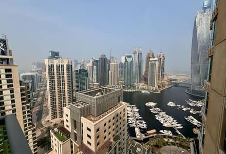 2 Bedroom Apartment for Rent in Dubai Marina, Dubai - Sea View | High Floor | Furnished