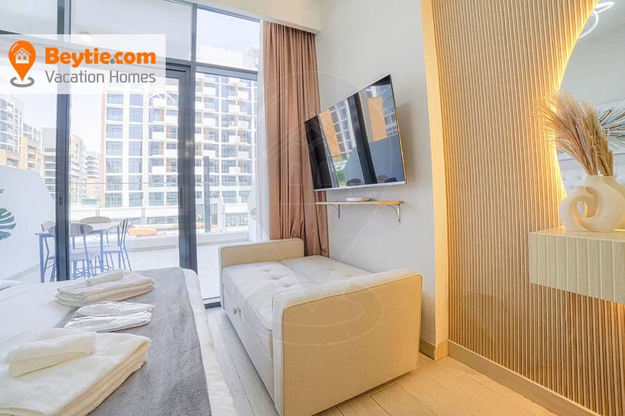 An Exquisite Fully Furnished Studio With Huge Balcony In Riviera-24 - Image 6