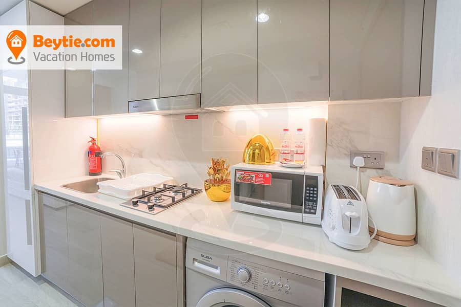 An Exquisite Fully Furnished Studio With Huge Balcony In Riviera-24 - Image 10