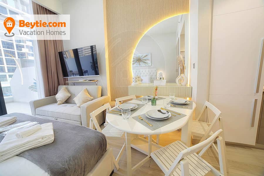 An Exquisite Fully Furnished Studio With Huge Balcony In Riviera-24 - Image 13