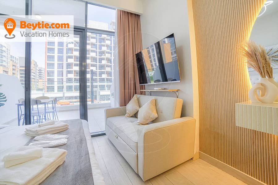 An Exquisite Fully Furnished Studio With Huge Balcony In Riviera-24 - Image 16