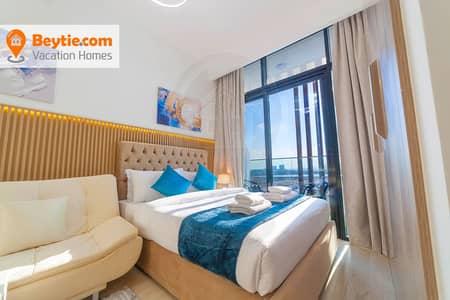 Studio for Rent in Meydan City, Dubai - A Bright Newly Fully Furnished Studio in Riviera-1