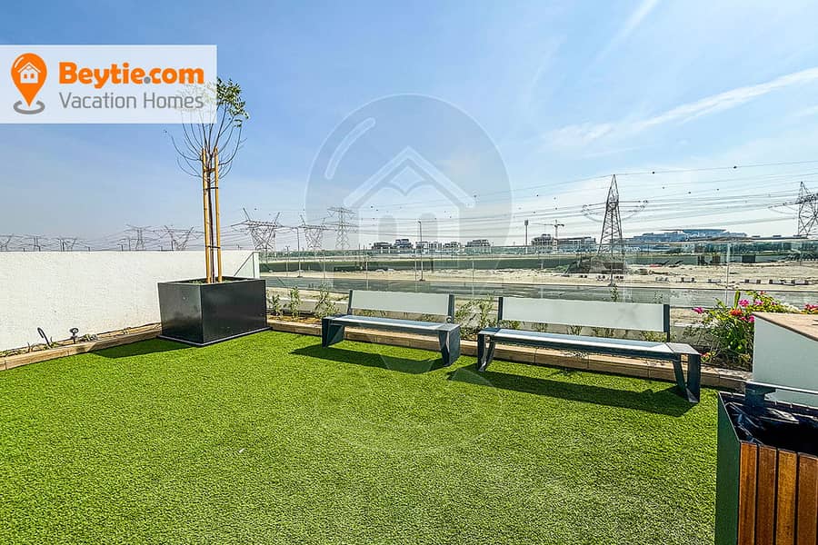 An Exquisite Fully Furnished Studio With Huge Balcony In Riviera-24 - Image 33