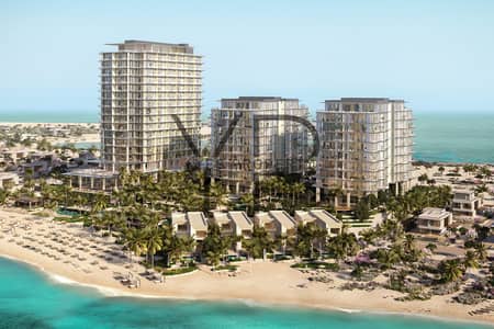 شقة 3 غرف نوم للبيع في جزيرة المرجان، رأس الخيمة - PID-14150_Nobu-Residences_Aerial-02_Final-e1707929323514-2880x1920. jpg