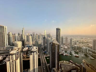 2 Bedroom Apartment for Rent in Jumeirah Beach Residence (JBR), Dubai - Marina View | Higher Floor | Vacant Now