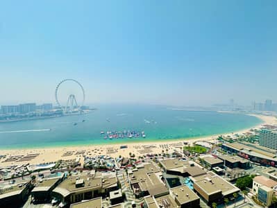 3 Bedroom Flat for Rent in Jumeirah Beach Residence (JBR), Dubai - Luxury Upgraded | Full Sea View | Ain Dubai View