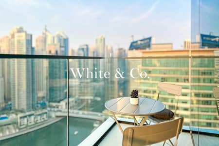 2 Bedroom Flat for Rent in Dubai Marina, Dubai - High Floor | Marina Views | Bright Unit