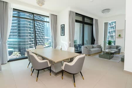 3 Bedroom Flat for Rent in Downtown Dubai, Dubai - Burj Khalifa Fountain View | Premium Furnished