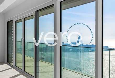 4 Bedroom Apartment for Rent in Jumeirah Beach Residence (JBR), Dubai - Full Sea View | High Floor | Vacant | Unfurnished