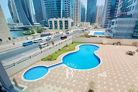 2 Bedroom Apartment for Rent in Dubai Marina, Dubai - Vacant | Higher Floor | Near Metro | Unfurnished