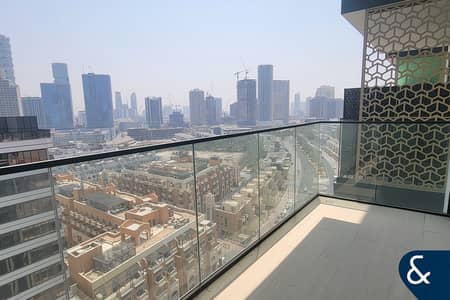 1 Bedroom Apartment for Rent in Jumeirah Village Circle (JVC), Dubai - 1 Bed + 2 Bath | Street View | High Floor
