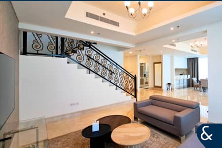 4 Bedroom Penthouse for Rent in Dubai Marina, Dubai - Duplex Penthouse | Furnished | Serviced