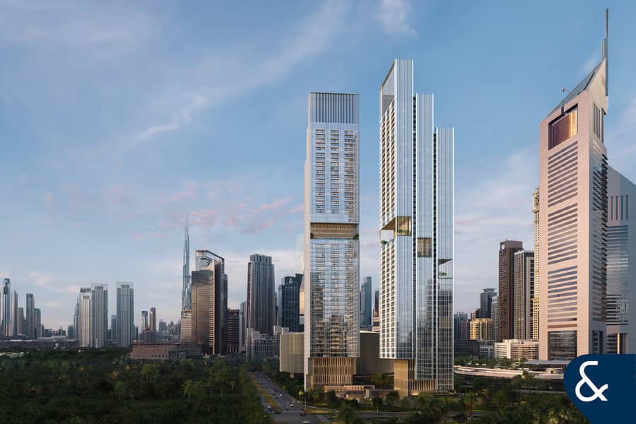 位于谢赫-扎耶德路，Jumeirah Residences Emirates Towers 3 卧室的公寓 16224000 AED - 12794442