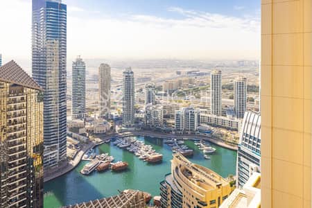 2 Bedroom Flat for Rent in Jumeirah Beach Residence (JBR), Dubai - Best Deal | High Floor | Marina View