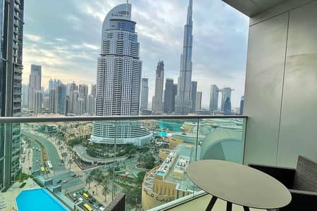 1 Bedroom Apartment for Rent in Downtown Dubai, Dubai - Burj Khalifa View|Flexible Options|Prime Location